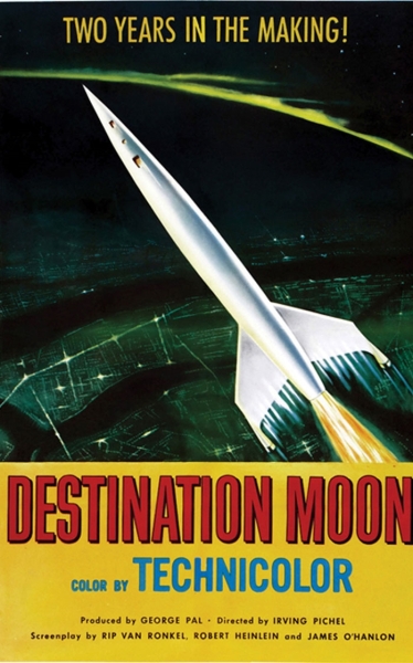 destination moon poster